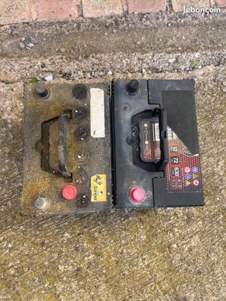 2 lead-acid batteries